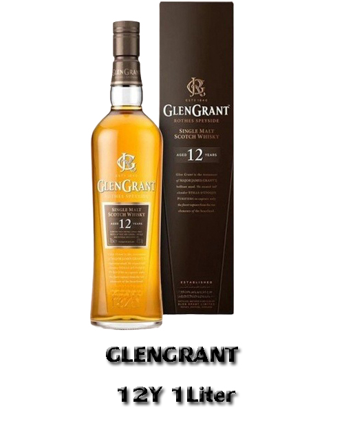 GLENGRANT 12Y <br>(1L) Alc.48%