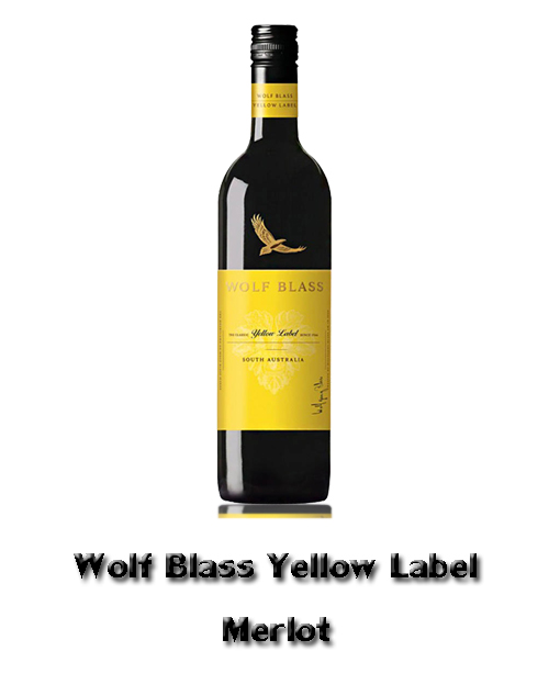 Wolf blass yellow (750ml) Alc.13.5% label merlot
