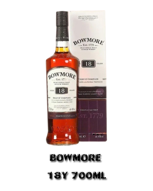 Bowmore 18Y <br>(700mL) Alc.43%