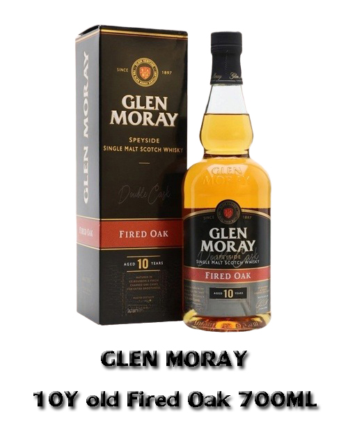 GLEN MORAY 10Y old Fired Oak <br> (700mL) Alc.40%