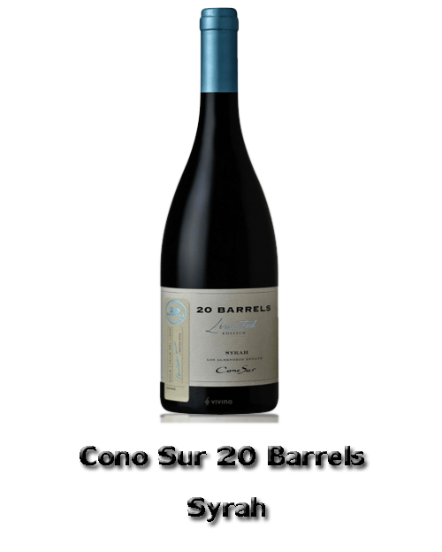 Cono sur 20 barrels Syrah